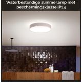 Philips Hue Devere plafondlamp - warm tot koelwit licht - wit - 38cm - 1 dimmer switch