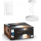 Philips Hue Enrave hanglamp - warm tot koelwit licht - wit - 1 dimmer switch