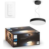 Philips Hue Enrave hanglamp - warm tot koelwit licht - zwart - 1 dimmer switch