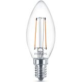 Philips LEDClassic 25W (2W) B35 E14 WW CL ND 1BC/4 Verlichting