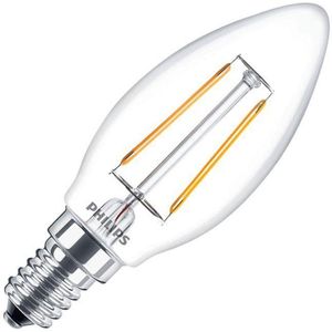 Philips - E14 Led Kaarslamp - Warm Wit - 2 Watt - 2700K