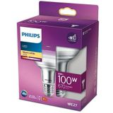 Philips E27 LED Reflectorlamp - 7W vervangt 100W - Warm wit licht