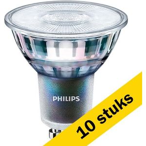 Philips - GU10 - LED Spot - 10x - Masterled ExpertColor - 4000K - Dimbaar - 5.5W