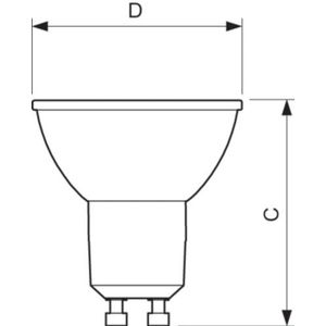 Philips - CorePro LEDspot - 5-50W - GU10 - Dimbaar - Extra Warm Wit