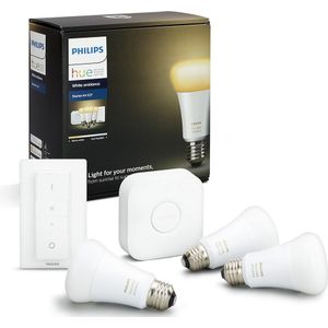 Starter kit Philips Hue WHITE AMBIANCE 3xE27/9,5W/230V