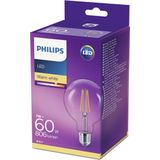 Philips Lighting Led-gloeilamp, Globe, E27, 7 W, komt overeen met 60 W, helder, warm wit