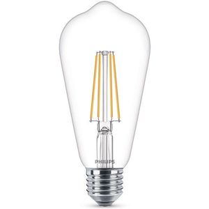 Philips LED lamp E27 | Edison ST64 | Helder | 2700K | 7W (60W)