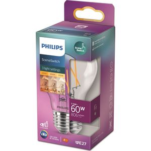 Philips LED lamp SceneSwitch Lichtbron - Fitting E27 - 3 stappen Dimbaar