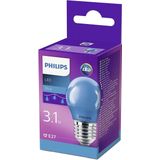 Philips - LED lamp - E27 - 3,1W - Blauw