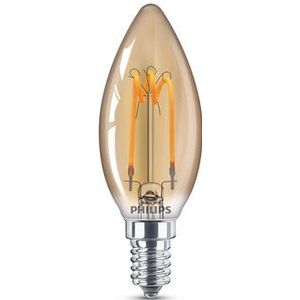 Philips LED lamp E14 | Kaars B35 | Filament | Goud | 2.3W (14W)