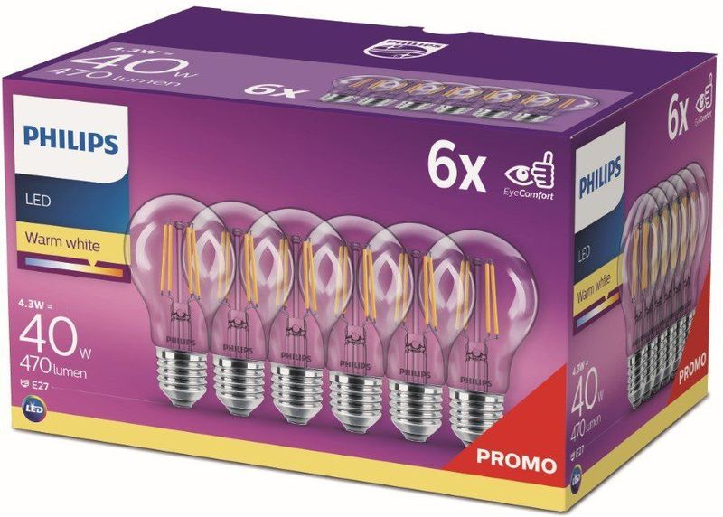 Philips 8718696774977 energy-saving lamp Warm wit 2700 K 4 W E27 F