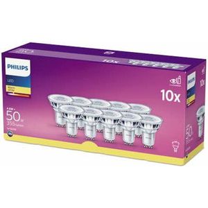 Philips LED Spot - 50 W - GU10 - warmwit licht - 10 stuks