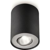 Philips - Hue Pillar - Opbouwspot - Zwart - GU10 - Wit en Gekleurd Licht