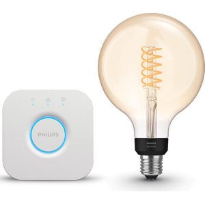 Philips - Hue Starterspakket - Amber - Slimme Decoratieve LED-lampen - G125