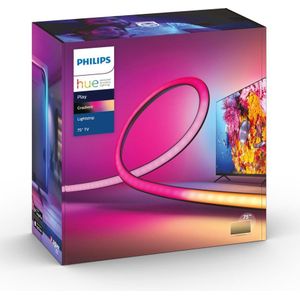 Philips Hue Entertainment Starterspakket - Wit - Incl. 1 Hue HDMI Sync Box 8K - 1 Hue LED Strip 55 Inch - 1 Hue Bridge