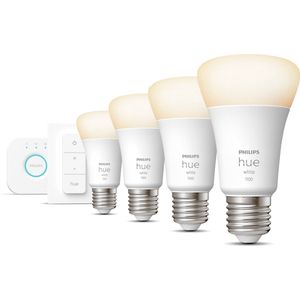 Philips Hue - Starterkit - Slimme Verlichting - Warmwit - Inclusief Dimmer Switch