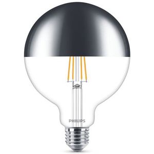 2x  Philips LED lamp | E27 | Globe G120 | Kopspiegel | 2700K | Dimbaar | 7.2W (50W)