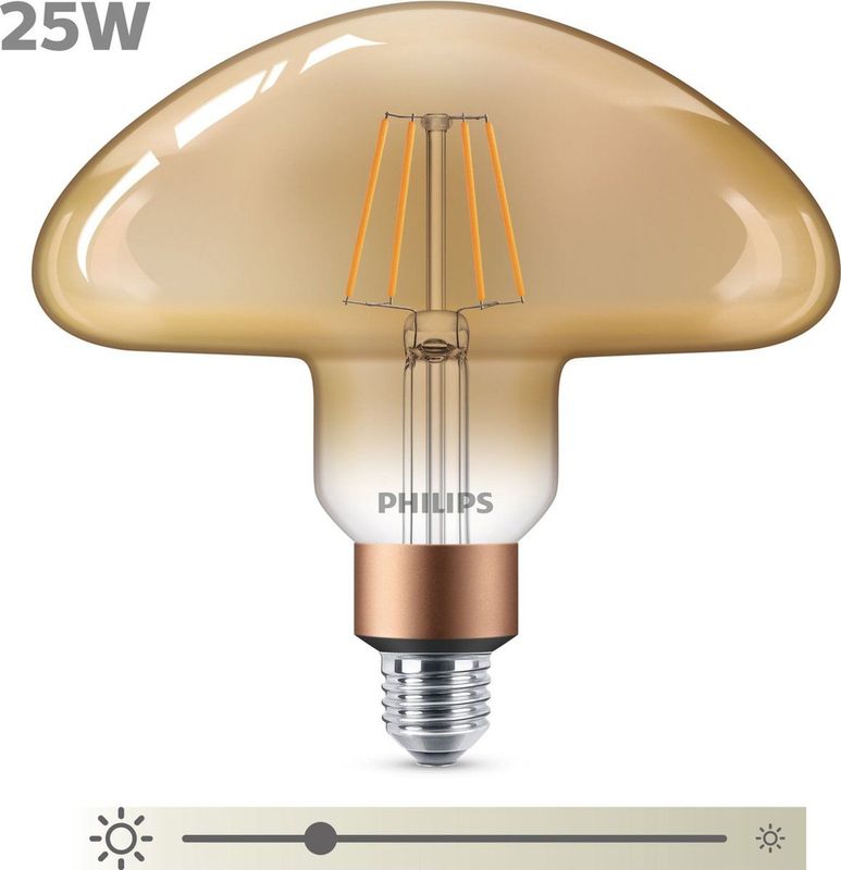 Philips - Vintage LED-lamp - E27 - Dimbaar - Kleurtemperatuur 2000 K