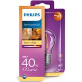 Philips - WarmGlow LED Lamp - Dimbaar - Warm Wit - 15000 Uur Levensduur