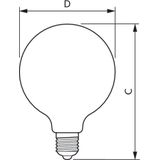 Philips - Led Classic 60W E27 - Verlichting - Warm Wit - Mat Glas