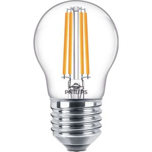 Philips - Filament Led-Gloeilamp - Helder Glas - Warm Wit Licht - E27