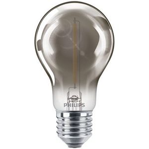 Philips LED Filamentlamp E27 met rookglas - 2.3W vervangt 11W - Warm wit licht