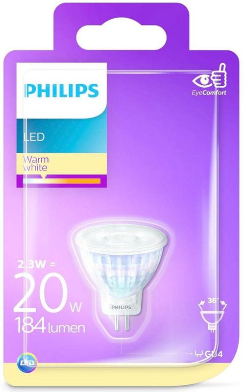 Philips - GU4 Led-Spot - Warm Wit - 2.3W - Niet Dimbaar