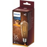 Philips LED Filament E27 - 4W (35W) - Warm Wit Licht - Niet Dimbaar