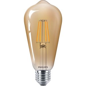 Philips LED Edison Goud - 35 W - E27 - Extra warmwit licht