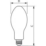 Philips Trueforce CorePro LED HPL LED-lamp Wit 3000 K 13 W E27