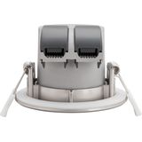 Philips Funktional Einbauspot, Einbaustrahler, Nicht austauschbare(s) Leuchtmittel, LED, 2700 K, 350 lm, Nickel