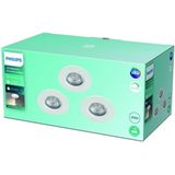 Philips Dive badkamerinbouwspot - 3-lichts - wit