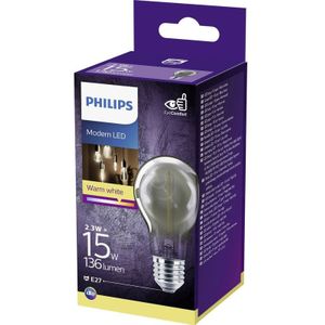 Philips LED lamp E27 | Filament | Smoky | 1800K | 2.3W (11W)