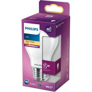 Philips Lighting 76243800 LED-lamp Energielabel F (A - G) E27 Peer 1.5 W = 15 W Warmwit (Ø x l) 6 cm x 10.4 cm 1 stuk(s)