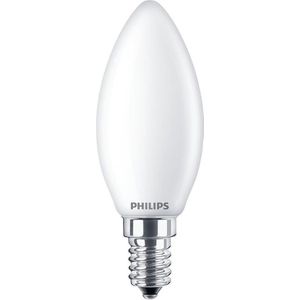 6x Philips LED lamp E14 | Kaars B35 | Mat | 2700K | 6.5W (60W)