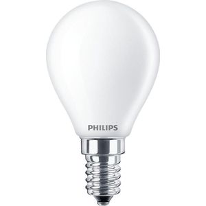 6x Philips LED lamp E14 | Kogel P45 | Mat | 4000K | 2.2W (25W)