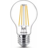 Philips LED-Lamp - Warmwit licht- E27 - 75 W - Transparant - Energiezuinige LED-verlichting - Filamentlamp