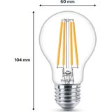 Philips - LED Lamp E27 - Warm Wit - Energiezuinig - 10,5 W