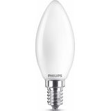 Philips LED Kaars Mat 40W E14 Warm Wit Licht