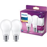 Philips - LED Lamp - Warm Wit - Mat - E27 - 10,5 W