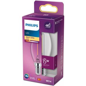 Philips Classic LED Kaarslamp 15W E14 Warm Wit
