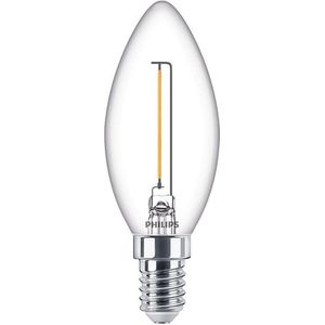 6x Philips LED lamp E14 | Kaars B35 | Filament | Helder | 2700K | 1.4W (15W)