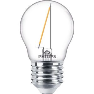 6x Philips LED lamp E27 | Kogel P45 | Filament | Helder | 2700K | 1.4W (15W)