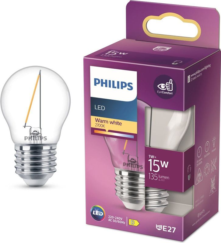Philips 8718699764258 LED-lamp Warm wit 2700 K 1,4 W F