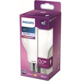 Philips Classic LEDbulb E27 Peer Mat 13W 2000lm - 840 Koel Wit | Vervangt 120W
