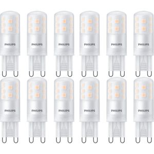 Philips LED Lampen G9 - 4W 2700K 480lm 230V - LED Lampjes insteek - CorePro LEDCapsule - Warm Wit - Per doos à 12 stuks