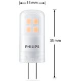 Philips G4 LED-capsule | 1.8W (20W) | warm wit | mat