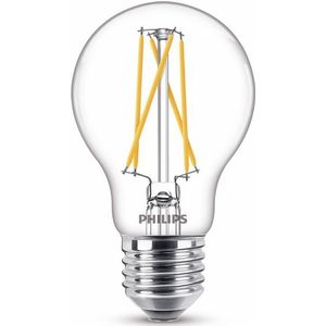 Philips - Dimbare LED Lamp - Transparant - 7W - E27