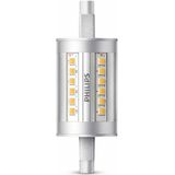 Philips LED-lamp - neutraal wit licht - 60 W - R7S - 78 mm - Energiezuinig - Buisvormige steeklamp