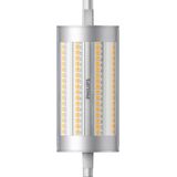Philips R7S Staaflamp 17,5W Koel Wit Dimbaar 118 mm